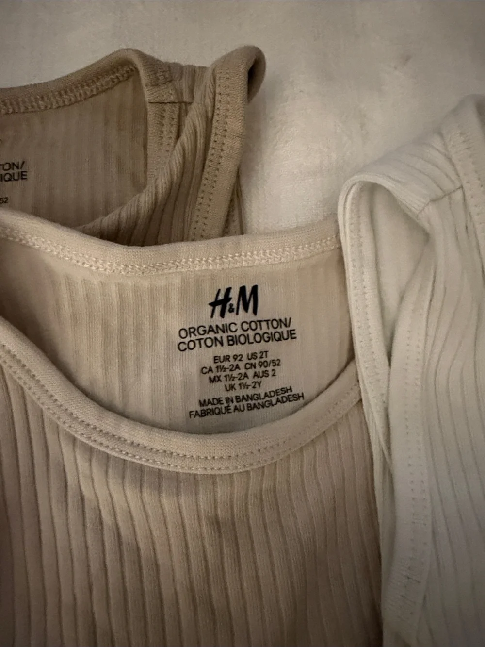 H&M three sleeveless
